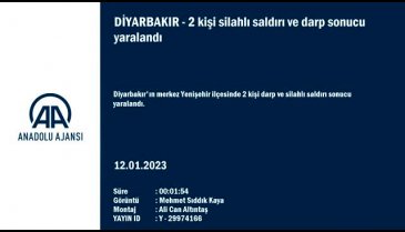 Diyarbakır'da silahlı saldırı! 2 kişi yaralandı