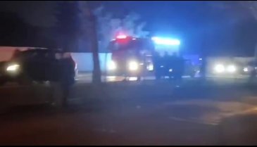 Bursa'da trafiği kilitleyen araç yangını