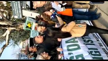 Bursa'da 'Uludağ Alan Başkanlığı' protestoları sürüyor