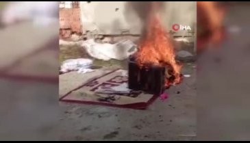 Denizli'de sebepsiz yangınlar bir ailenin kabusu oldu