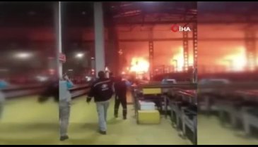 Bursa Yenişehir'de büyük fabrika yangını!