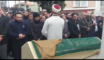 Dini nikahlı eşi tarafından boğazı kesilerek öldürülen kadın son yolculuğuna uğurlandı