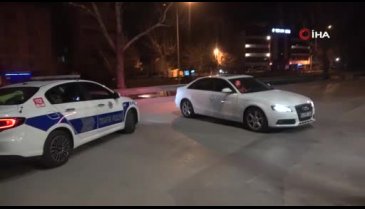 Bursa'da uygulama noktasından kaçan sürücüden üst üste hata