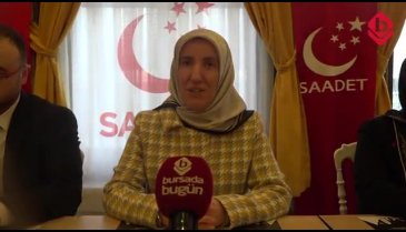 Bursa'da Saadet Partisi Yıldırım İlçesi muhtarlarıyla buluştu