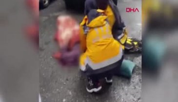 İstanbul'da 7'nci kattan cipin üzerine düştü!