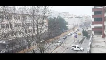 Bursa'ya yılın ilk karı düştü