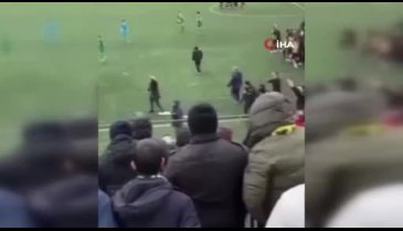 Süper amatör lig maçında ortalık karıştı