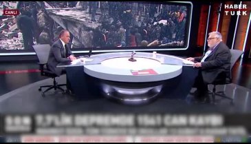 Celal Şengör depremin nasıl olduğunu anlattı
