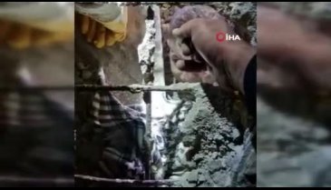 Hatay'da 2 yaşındaki Muhammed bebek kurtarıldı