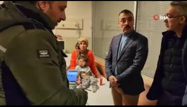 Gaziantep'te enkazdan çıkarılan anne ve 2 çocuğu Bursa'ya getirildi