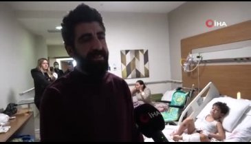 Enkaz onları ayırmıştı, hastanede bir araya geldiler