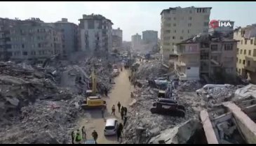 Deprem felaketinin 6'ncı gününde Hatay böyle görüntülendi