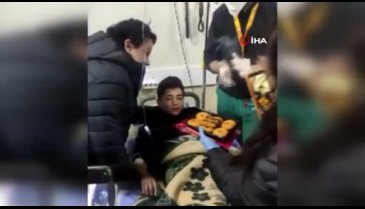 Doğum gününde hayata tutundu