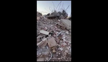 Deprem bölgesinden iç yakan görüntüler