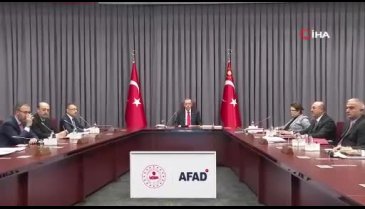 AFAD'da Kabine öncesi Erdoğan'dan açıklama: Bu felaketin de üstesinden geleceğiz