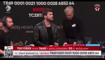 Kıvanç Tatlıtuğ 'Türkiye Tek Yürek Kampanyası' yayınına girişiyle gündem oldu!