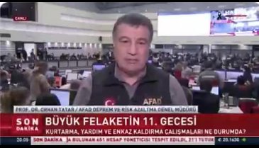 Gazeteci Mehmet Akif Ersoy ile AFAD Deprem müdürü arasında dikkat çeken diyalog