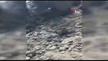 Lice'de deprem dere yatağını kuruttu