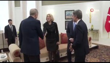 Erdoğan, ABD Dışişleri Bakanı Blinken'i kabul etti