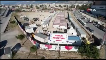 Gemlik Konteyner Kenti havadan görüntülendi