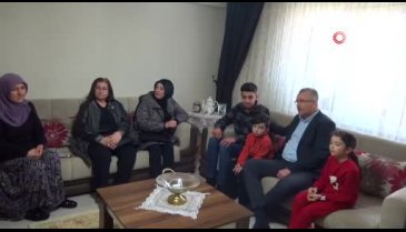 Başkan Özkan'dan depremzede ailelere ziyaret