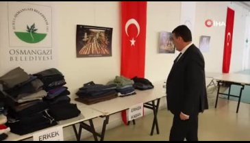 Osmangazi Belediyesi Sevgi Mağazasını depremzedelere açtı