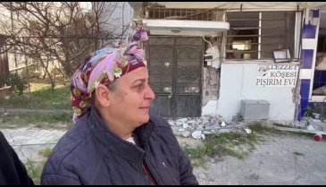 Depremzede kadının sözleri yürekleri yaktı