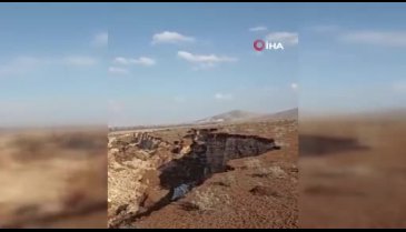 Kahramanmaraş'ta devasa göçük oluştu