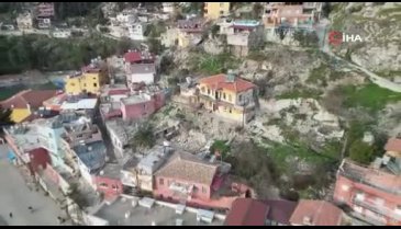 Amanos Dağları'na kurulu tarihi kent Belen'de hasar yok