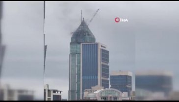 Ümraniye Finans Merkezi'nde yangın