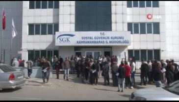 Kahramanmaraş'ta EYT yoğunluğu