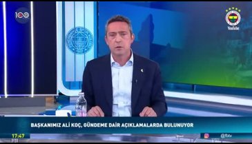 Ali Koç'tan Bakanlara sert sözler: Siyaseti futbola siz sokuyorsunuz