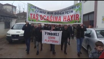 Bursa Fındıklı'da büyük doğa eylemi