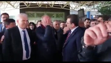 Muharrem İnce ve Ekrem İmamoğlu Hatay'da karşılaştı
