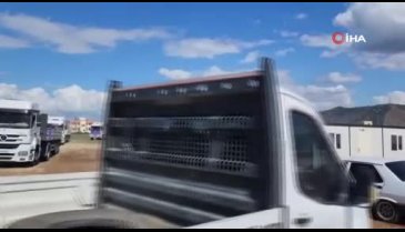 Hatay'da kurulacak konteyner kentin çalışmaları sürüyor