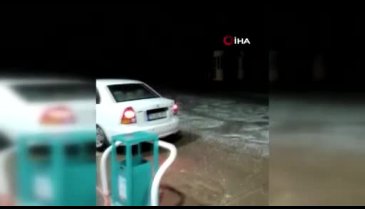 Gaziantep'te şiddetli dolu etkili oldu-1
