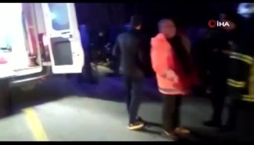 Tekirdağ'da meydana gelen zincirleme kazada 4 kişi ağır yaralandı