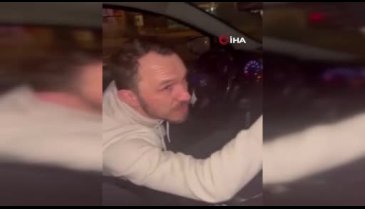 Taksiye alınmayan yolcular duruma tepki gösterdi
