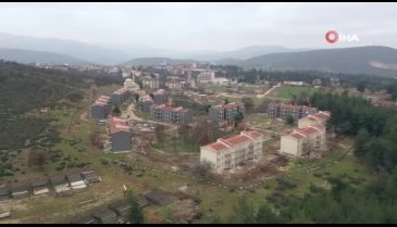 Bursa'da atıl lojmanlar yenilenerek depremzedelere tahsis edildi