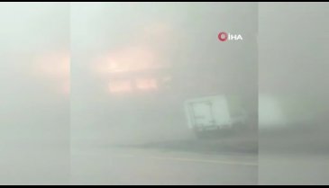 Uludağ yolu üzerindeki restoran alev aldı
