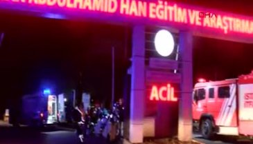İstanbul'da hastanede yangın! 1 ölü 2 yaralı var