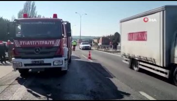 TEM Otoyolu Silivri'de kaza! 6 kişi hayatını kaybetti - 2