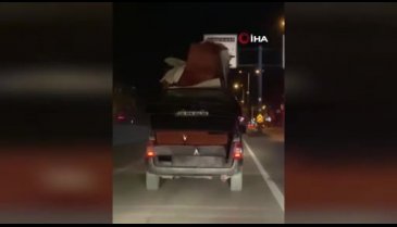 Bursa'da trafiği tehlikeye sokan taşımacılıklar