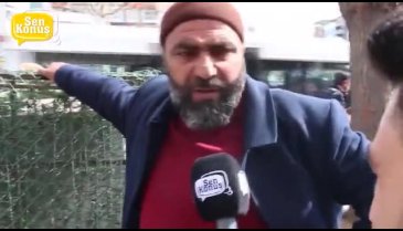 Sokak röportajında "Cihata hazırız, kafalarını keseriz" diyen şahıs hakkında açıklama