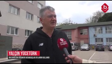 Bursa'da yaşayan çifte vatandaşlık sahibi kişiler, Bulgaristan seçimleri için sandık başında