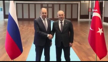 Çavuşoğlu, Rus mevkidaşı Lavrov ile görüştü