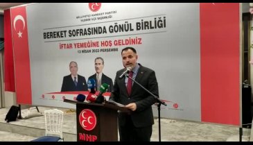 Bursa'da MHP Yıldırım İlçe Teşkilatı'ndan iftar yemeği