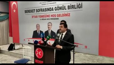 Bursa'da MHP Yıldırım İlçe Teşkilatı'ndan iftar yemeği-1
