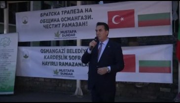 Bursa Osmangazi'den Filibe'de kardeşlik iftarı
