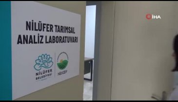 Bursa'da Nilüfer Belediyesi'nden çiftçinin maliyetini azaltacak Laboratuvar